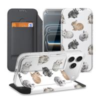 Book Case Apple iPhone 17 Pro Konijntjes