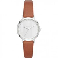 Horlogeband DKNY NY2676 Leder Bruin 14mm