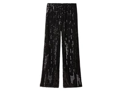 esmara Dames broek met pailletten (Zwart, M (40/42))