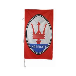 Maserati vlag rood 150 x 75 cm   -