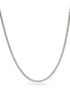 David Yurman collier Box Chain en or 14ct - Argent