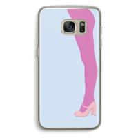 Pink panty: Samsung Galaxy S7 Transparant Hoesje - thumbnail