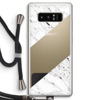 Biggest stripe: Samsung Galaxy Note 8 Transparant Hoesje met koord