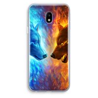 Fire & Ice: Samsung Galaxy J3 (2017) Transparant Hoesje
