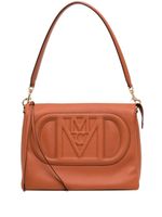 MCM sac porté épaule Travia médium en cuir - Marron - thumbnail