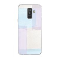 Square pastel: Samsung Galaxy A6 Plus (2018) Transparant Hoesje