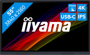 iiyama TE5512MIS-B3AG beeldkrant Kiosk-ontwerp 139,7 cm (55") LCD Wifi 400 cd/m² 4K Ultra HD Zwart Touchscreen Type processor Android 8.0 18/7