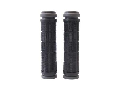 Handvatset GP06 Zwart 128mm 2-componenten, 2-kanten open