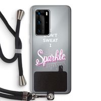 Sparkle quote: Huawei P40 Pro Transparant Hoesje met koord