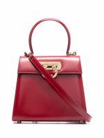 Ferragamo petit sac à main à fermoir Gancini - Rouge