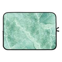 Groen marmer: Laptop sleeve 13 inch