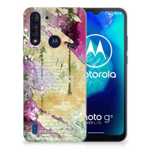 Hoesje maken Motorola Moto G8 Power Lite Letter Painting
