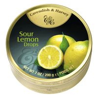 Cavendish & Harvey Cavendish & Harvey Sour Lemon Drops 200 Gram