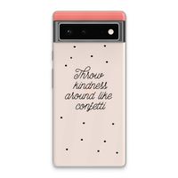 Confetti: Google Pixel 6 Transparant Hoesje