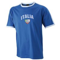 Blauw voetbalshirt Italie heren