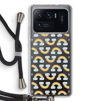 Regenboog: Xiaomi Mi 11 Ultra Transparant Hoesje met koord