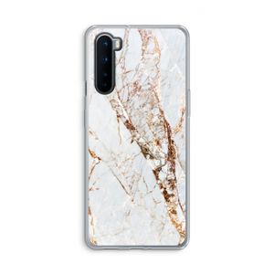 Goud marmer: OnePlus Nord Transparant Hoesje