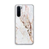 Goud marmer: OnePlus Nord Transparant Hoesje