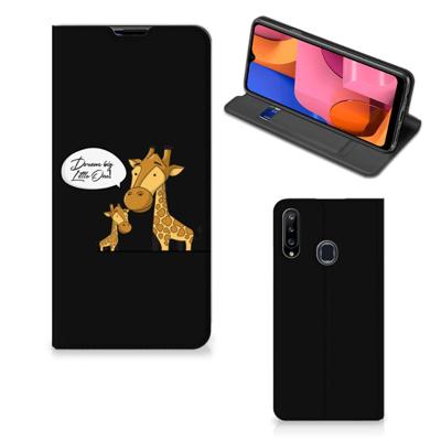 Samsung Galaxy A20s Magnet Case Giraffe Samsung Galaxy A20s Magnet Case Giraffe