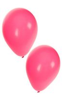 Ballonnen fucsia Roze 50 stuks