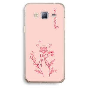 Giving Flowers: Samsung Galaxy J3 (2016) Transparant Hoesje