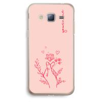 Giving Flowers: Samsung Galaxy J3 (2016) Transparant Hoesje - thumbnail