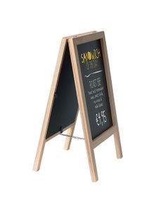 Securit SBS-B-MNI schoolbord/toebehoren Zwart Melamine, Kunststof, Hout