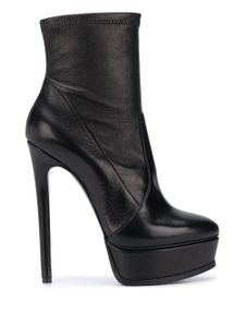 Casadei bottines à plateforme - Noir