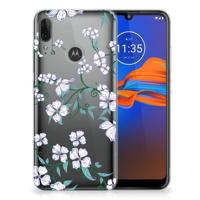 Motorola Moto E6 Plus Uniek | TPU Case | Blossom White