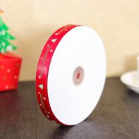Christmas Gift Box bloemen verpakking gekleurd lint grootte: 91m x 2cm (rood)