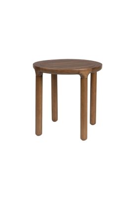 Zuiver Storm bijzettafel Ø45 cm Walnoot