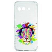 Google Pixel 9a Hoesje - Lion Color TPU Antishock