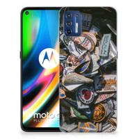 Motorola Moto G9 Plus | Siliconen hoesje | met foto Badges
