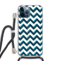 Onderbroken lijn: iPhone 12 Pro Transparant Hoesje met koord