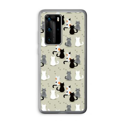 Katten: Huawei P40 Pro Transparant Hoesje