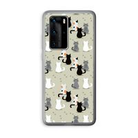 Katten: Huawei P40 Pro Transparant Hoesje