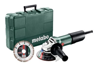 Metabo Haakse slijper W 850-125 in koffer + diamantschijf - 603608510