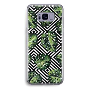 Geometrische jungle: Samsung Galaxy S8 Transparant Hoesje