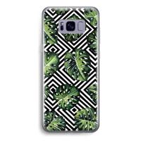 Geometrische jungle: Samsung Galaxy S8 Transparant Hoesje - thumbnail