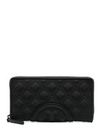 Tory Burch portefeuille Fleming Soft Matte à design matelassé - Noir - thumbnail