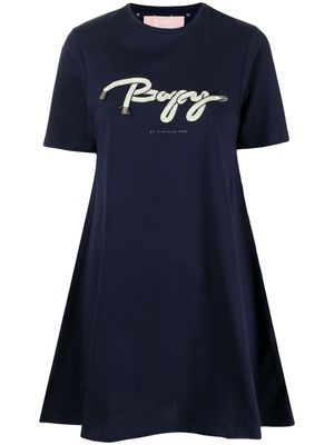 BAPY BY *A BATHING APE® robe à logo brodé - Bleu