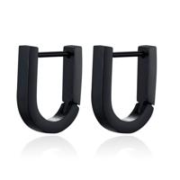 Heren Oorbellen LGT JWLS Geometric shape 1 - Zwart