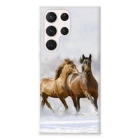 Samsung Galaxy S23 Ultra TPU Hoesje Paarden