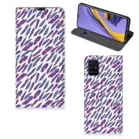 Samsung Galaxy A51 | Hoesje met Magneet | Feathers Color