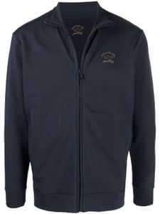 Paul & Shark sweat zippé à logo imprimé - Bleu
