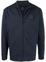 Paul & Shark sweat zippé à logo imprimé - Bleu