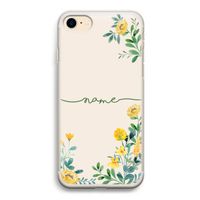 Gele bloemen: iPhone 7 Transparant Hoesje