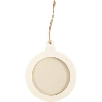 Creativ Company Lijst, hangende decoraties, d: 0,5 cm, d 8 cm, 24 stuk/ 1 doos