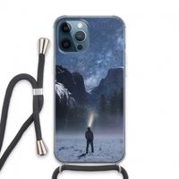 Wanderlust: iPhone 13 Pro Max Transparant Hoesje met koord