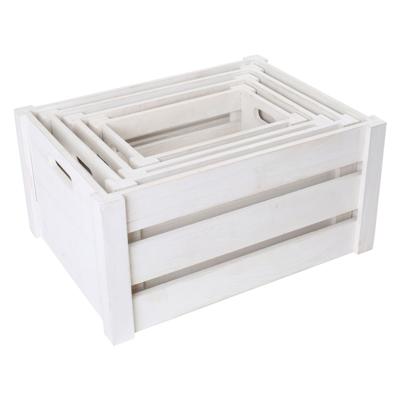 Small Foot houten opbergkistjes, set van 4